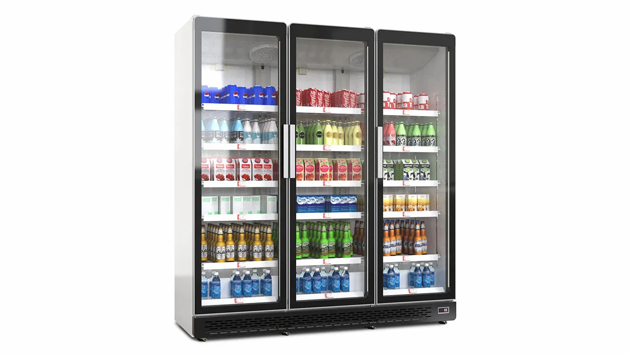 Glass door display chiller AGR-FA view 2