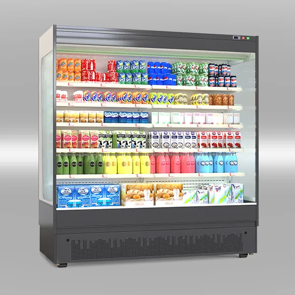 Plug In Dual Air Curtain Open Chiller view 4