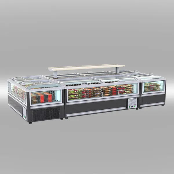 Transparent Wide Island Freezer view 10