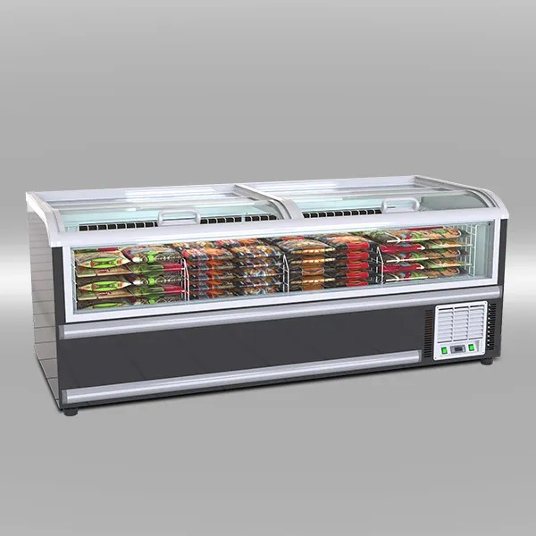 Transparent Wide Island Freezer view 12